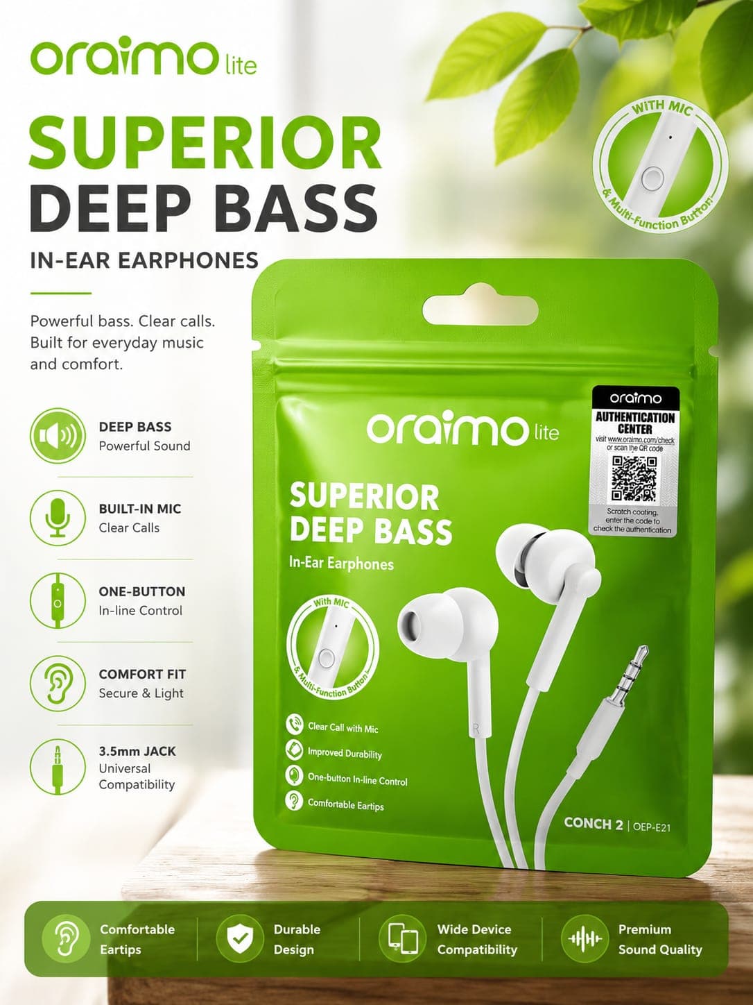 Superior Deep Bass Earphones